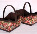 MAGAZINE BASKET WITH HOLDER 2